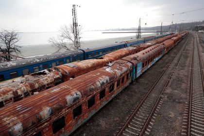 Russland baut neue Bahnstrecke in Südukraine