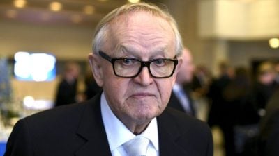 Finnischer Ex-Präsident Ahtisaari ist gestorben