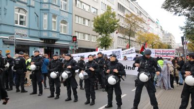 Polizeigewerkschaft will strikteres Vorgehen gegen Palästina-Demos