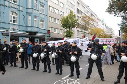 Polizeigewerkschaft will strikteres Vorgehen gegen Palästina-Demos