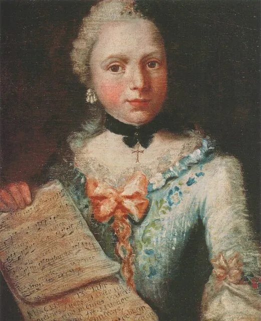 Selbstportrait von Angelika Kauffmann im Alter von 12 Jahren