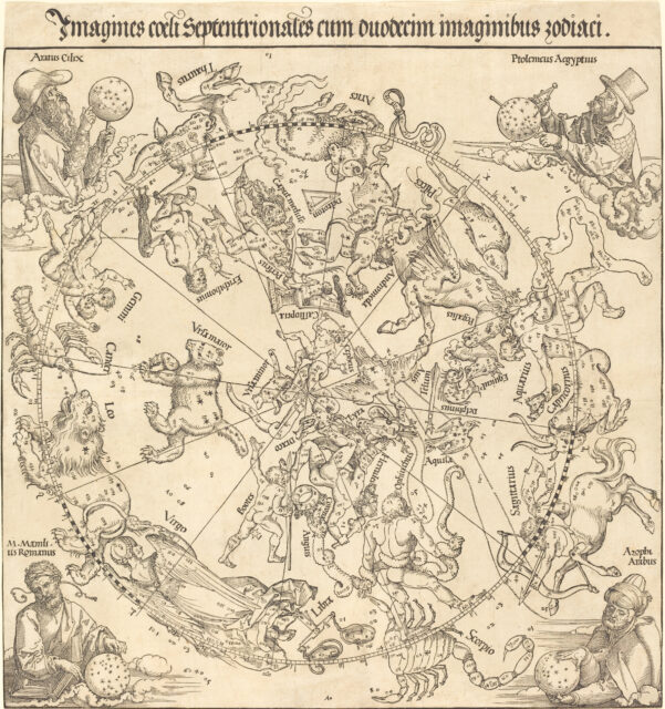 Dürers Karte des Nordhimmels