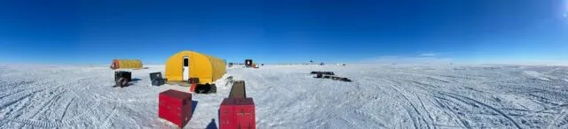Basislager der SWAIS 2C-Mission und Bohrung. Foto: Craig Stevens, NIWA / New Zealand