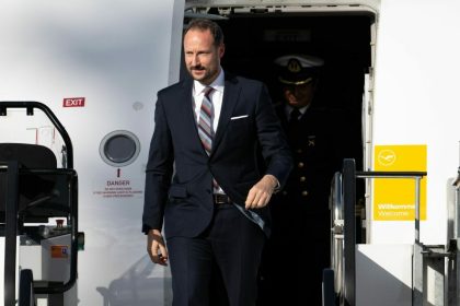 Norwegens Kronprinz Haakon auf Deutschlandreise