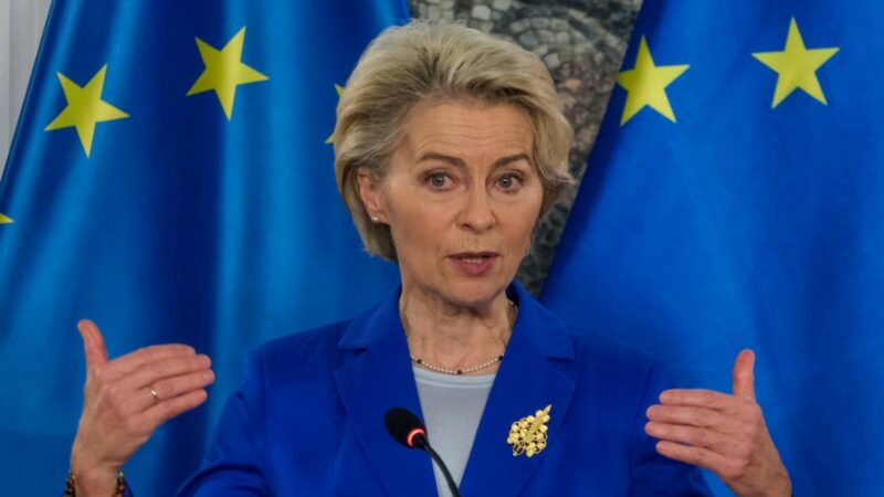 EU-Kommissionspräsidentin Ursula von der Leyen will in Brüssel eine positive Bewertung der Reformfortschritte der Ukraine präsentieren.