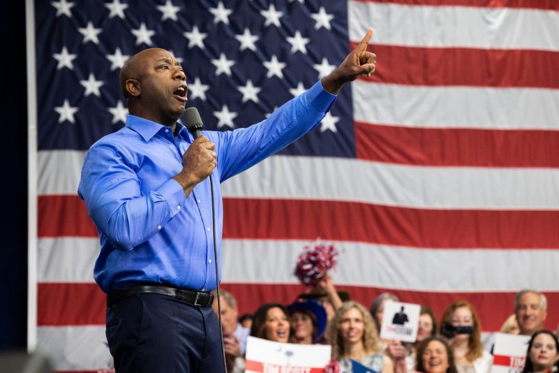 Der republikanische US-Senator Tim Scott hatte seine Bewerbung im Mai verkündet.
