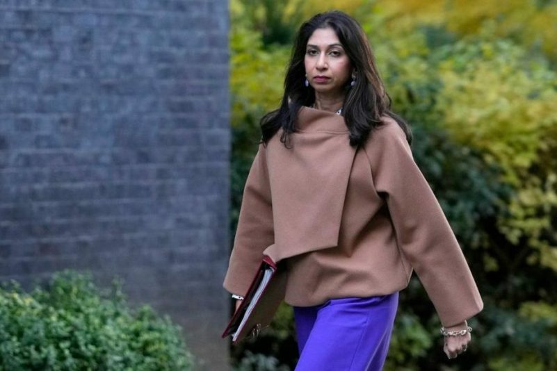 Suella Braverman soll als britische Innenministerin entlassen worden sein.