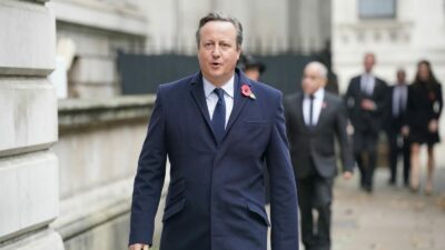 Ex-Premierminister von Großbritannien, David Cameron, ist neuer britischer Außenminister.