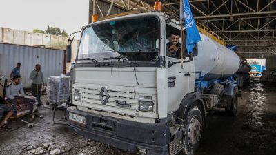 Israel erlaubt zwei Tanklaster nach Gaza pro Tag