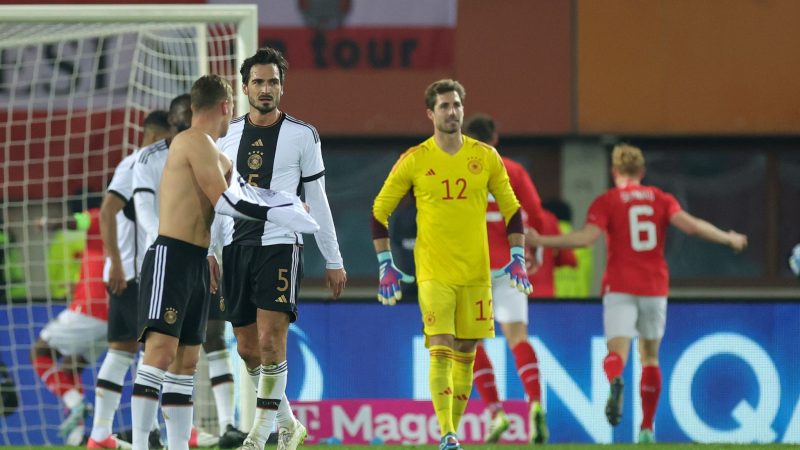 „Armseliger und unwürdiger Auftritt“: DFB-Team und Nagelsmann nach 0:2 in der Kritik