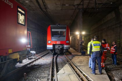 S-Bahn in München im Tunnel entgleist – viel befahrene Bahnstrecke gesperrt