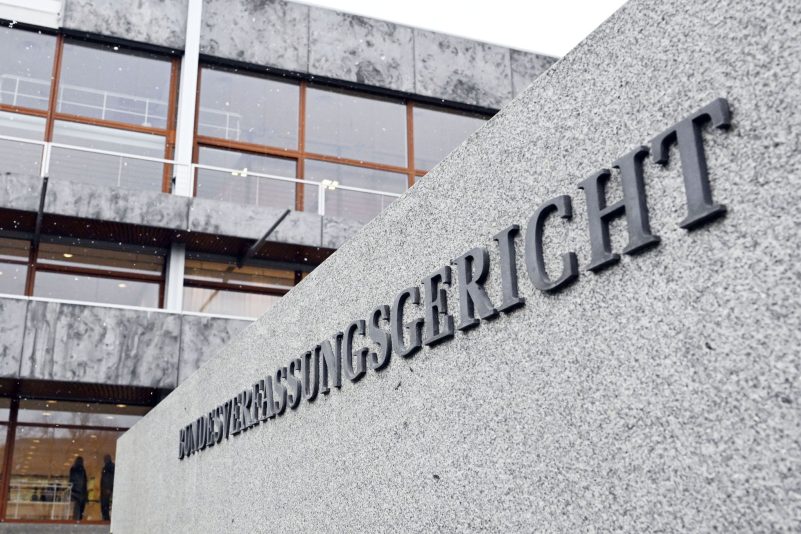 Das Bundesverfassungsgericht in Karlsruhe.