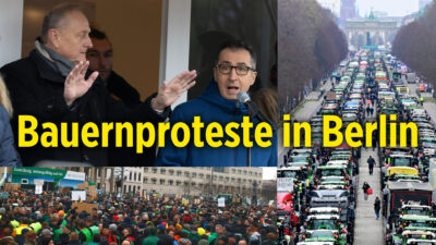 „Totengräber dieses Landes“: Bauern demonstrieren gegen Pläne der Regierung in Berlin