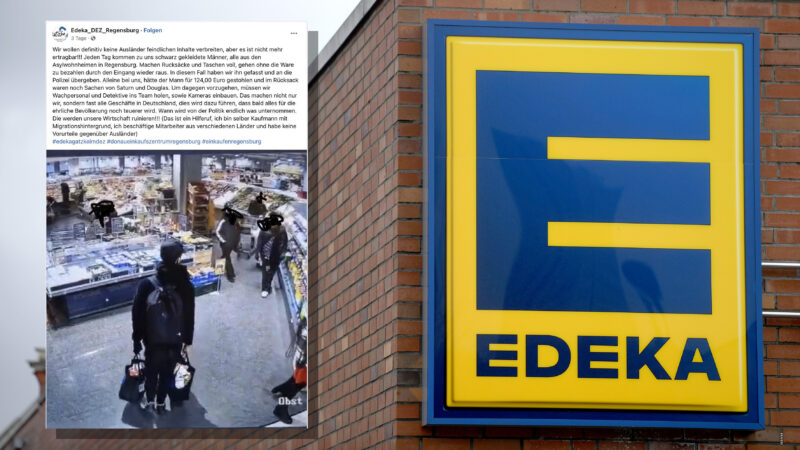 „Nicht mehr ertragbar“: Edeka-Chef wendet sich an die Öffentlichkeit – Immer mehr Diebstähle von Zuwanderern