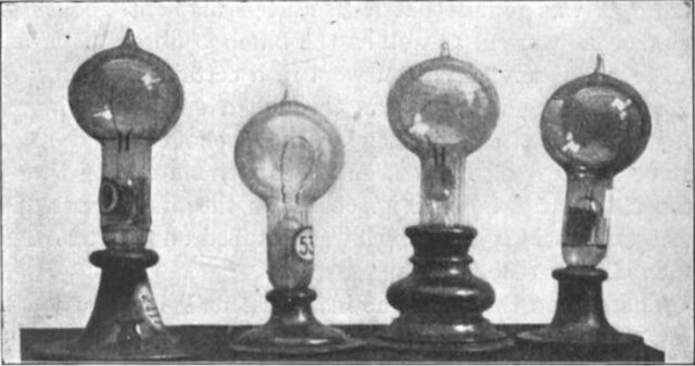 Glühbirnen von Thomas Alva Edison