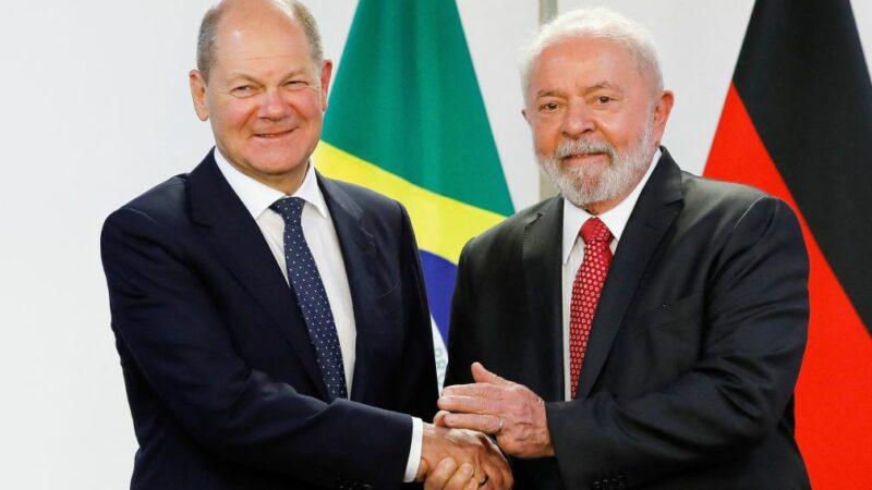 Präsident Lula in Berlin: Kommt das Freihandelsabkommen Mercusor?
