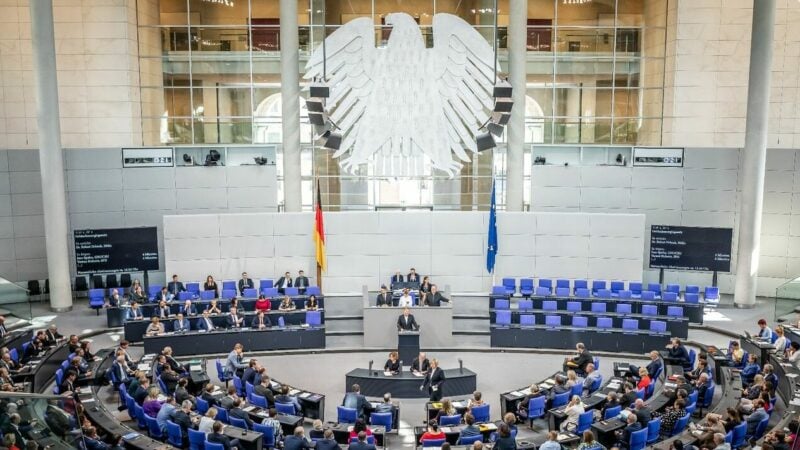 Bundestagsdebatte zum Haushalt 2024.