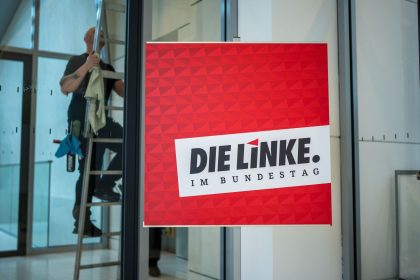 Die Linke im Bundestag verliert ihren Fraktionsstatus. Der bisherige Fraktionssaal im Reichstagsgebäude ist schon geräumt.