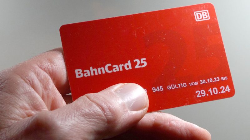 Künftig nur noch digital: die BahnCard.
