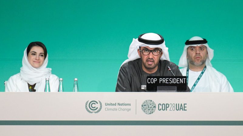Die 28. UN-Klimakonferenz mit ihrem Präsidenten Sultan al-Dschaber findet derzeit in Dubai statt.