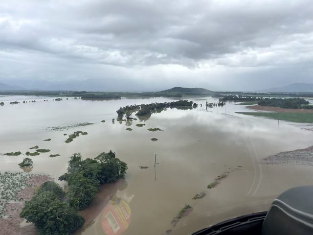 Überschwemmungen in Tully in Queensland nach heftigen Regenfällen und Überschwemmungen durch den Sturm «Jasper».