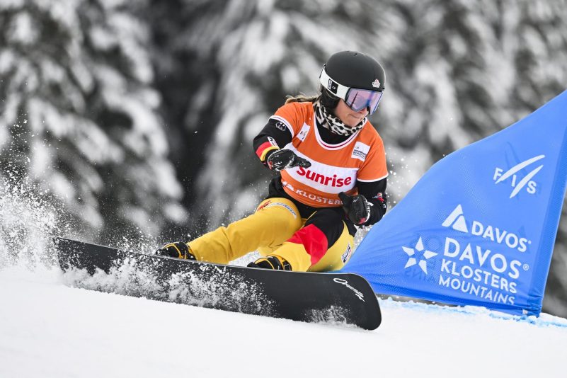 Ramona Hofmeister gewann auch das dritte Weltcup-Rennen dieser Saison.