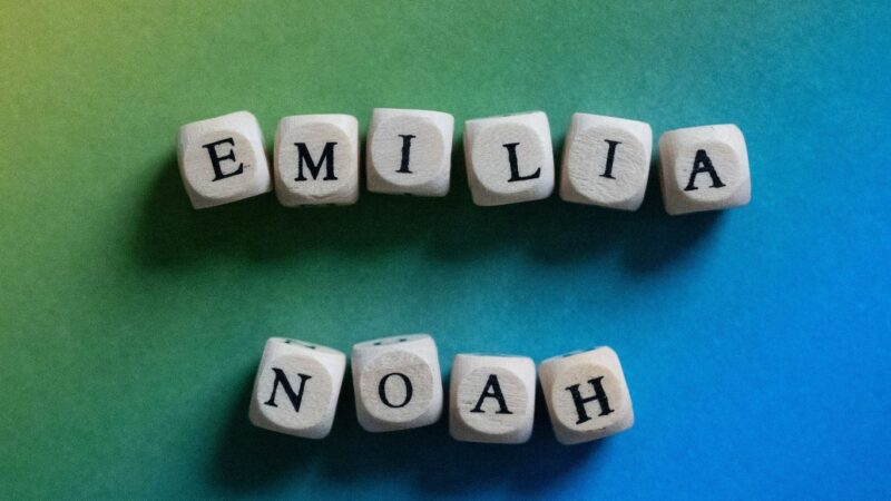 Erfreuten sich auch in diesem Jahr großer Beliebtheit: Die Namen Emilia und Noah.