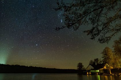 Die Sternbilder und Planeten der Silvesternacht