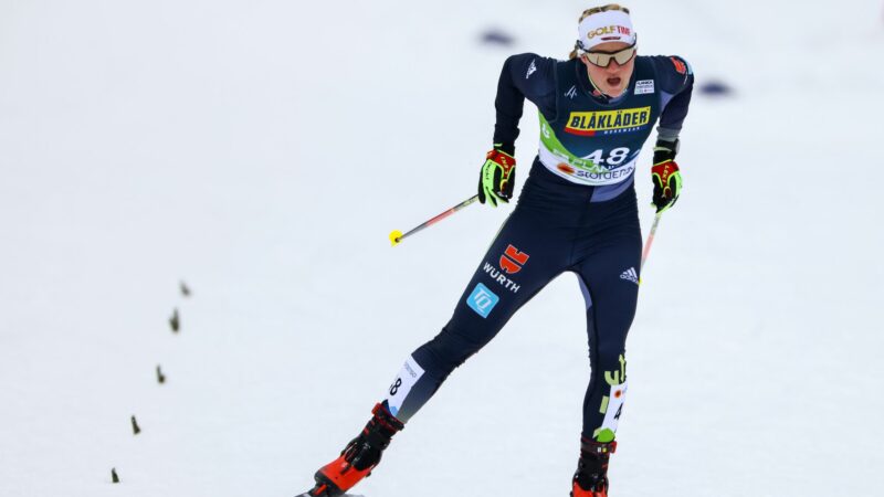 Skilangläuferin Victoria Carl ist in Toblach Zweite geworden.