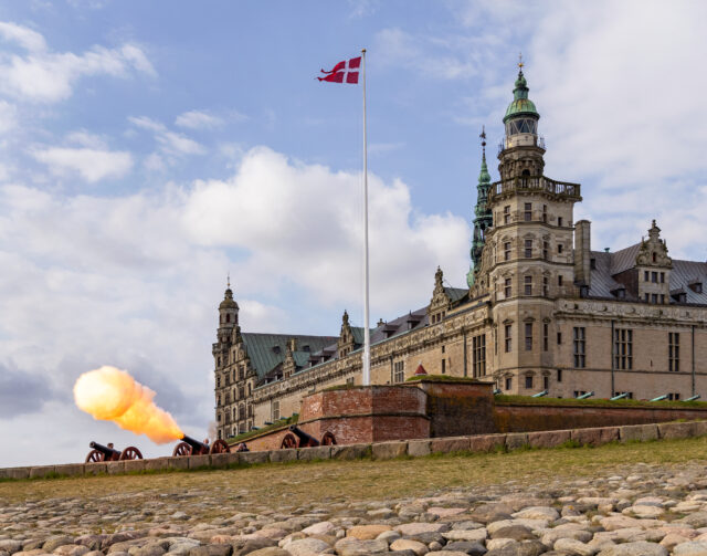 Schloss Kronborg war stets mit Kanonen ausgerüstet