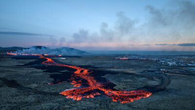 „Schwarzer Tag für Island“ – Lava erreicht Ort Grindavík