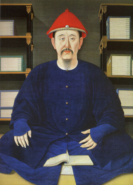 Kaiser Kangxi in seinen 40-ern