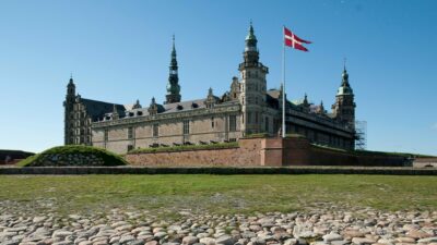 Blick aus das Schloss Kronborg