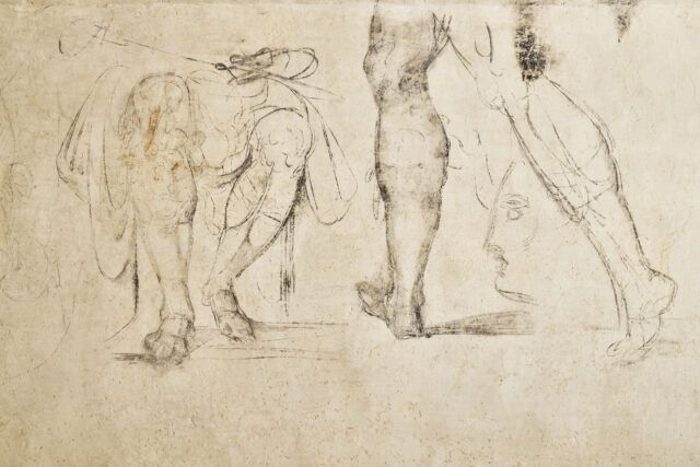 Detailzeichnung von Michelangelo
