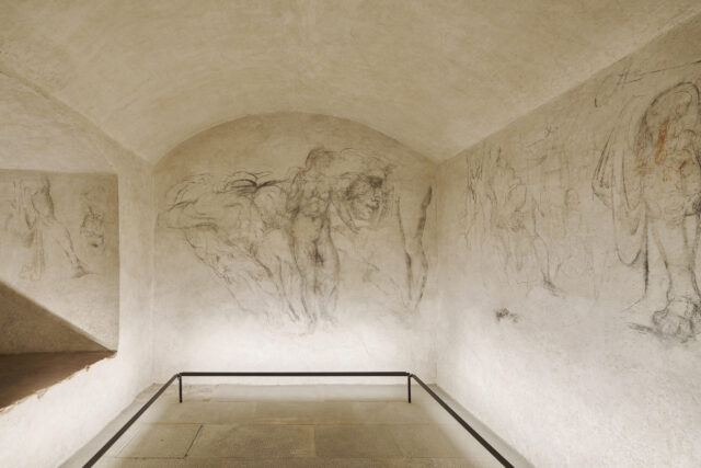 Michelangelo verbrachte zwei Monate in dem Kellerraum