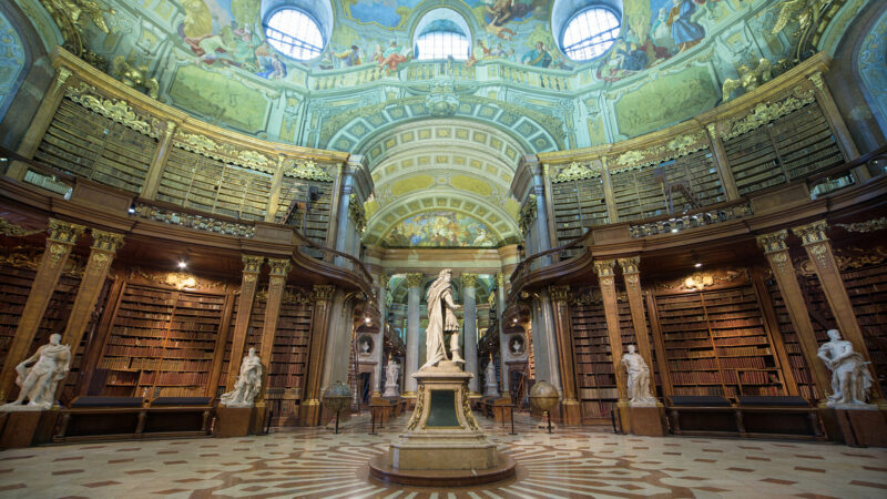 600 Jahre alte Bibliothek in Wien: Eine der schönsten weltweit