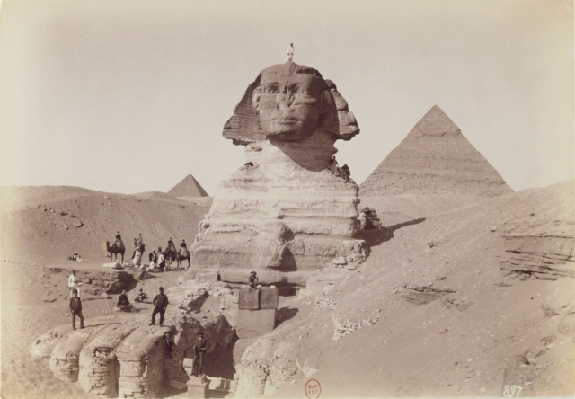Sphinx und die Pyramiden von Gizeh
