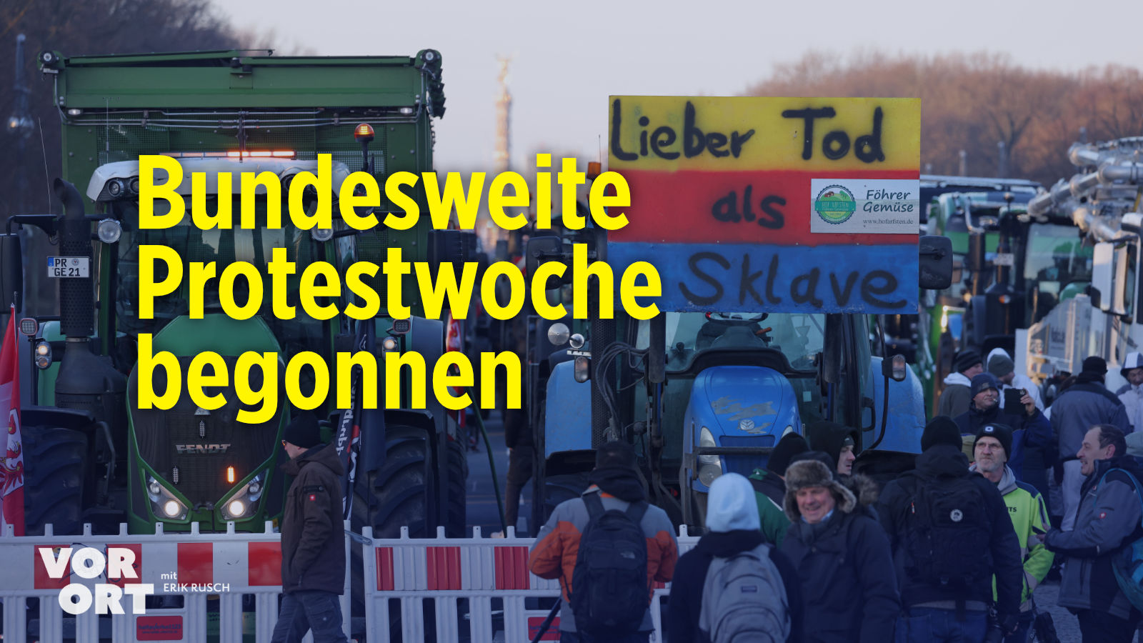 „Stirbt der Bauer, dann stirbt unser Land“: Landesweite Bauernproteste gestartet