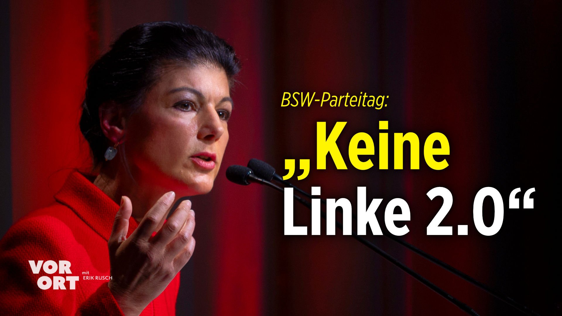 Sahra Wagenknecht beim BSW-Parteitag: „Da ist etwas am Kippen in unserer Gesellschaft“