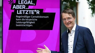 Lauterbach zu Cannabis-Debatte bei Lanz: „Es ist legal, aber ich rate jedem ab“