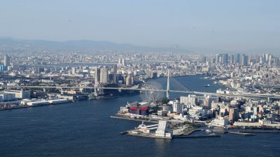 Osaka liegt an der Osaka Bay im Südwesten von Honshu, der Hauptinsel Japans. (Symbolbild)