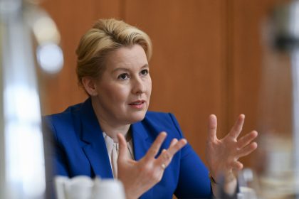 Giffey will nicht wieder für SPD-Landesvorsitz kandidieren