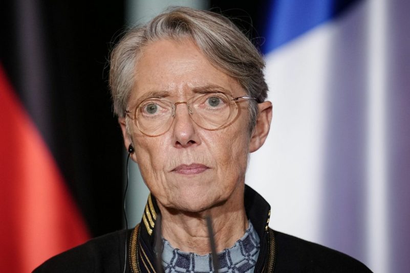 Die Ministerpräsidentin von Frankreich: Élisabeth Borne.
