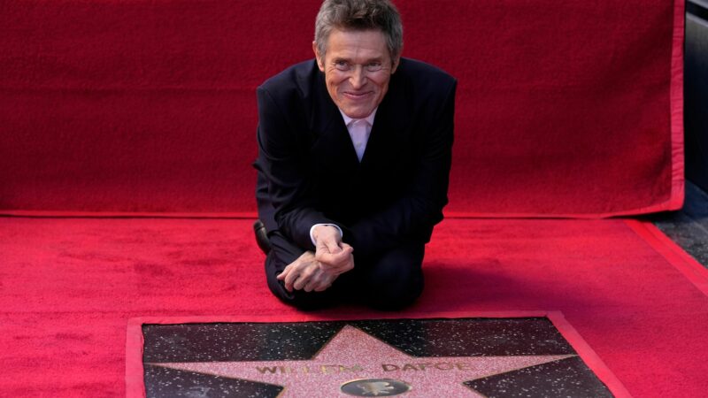 Willem Dafoe bekommt seinen Stern auf dem Hollywood «Walk of Fame».