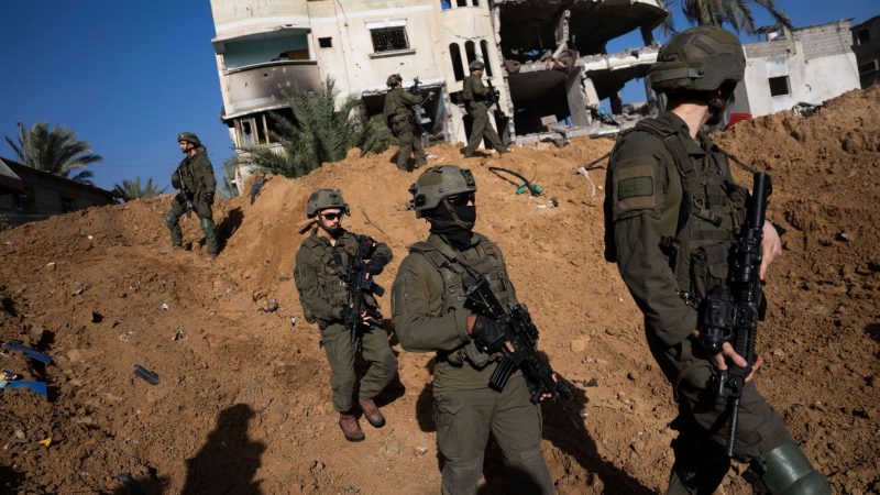 Israelische Soldaten bei einer Bodenoperation im Gazastreifen.