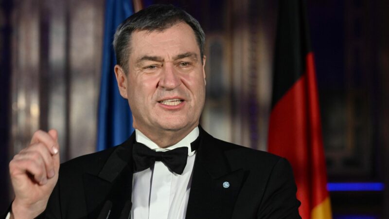 Ministerpräsident Markus Söder (CSU) hält in der Münchner Residenz eine Rede beim Neujahrsempfang, der als einer der Höhepunkte des politisch-gesellschaftlichen Jahres in Bayern gilt