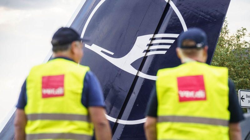 Verdi ruft Lufthansa-Bodenpersonal für Mittwoch zu Warnstreik auf