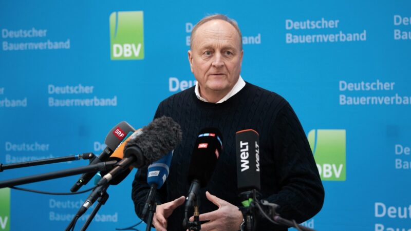 Bauernpräsident Joachim Rukwied übt weiter Druck auf die Ampel-Koalition aus.