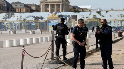 Schloss Versailles wegen Feuer kurzzeitig evakuiert
