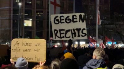 Demonstrationen gegen „Rechtsruck“: Zehntausende protestieren in deutschen Städten